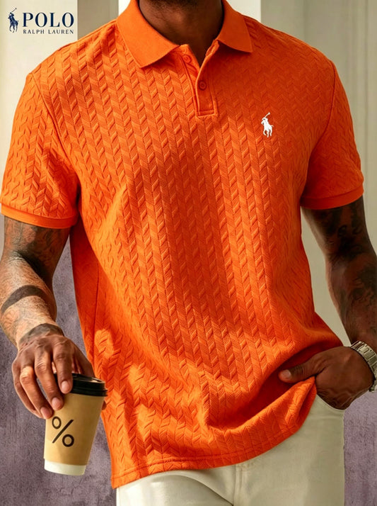 Premium Textured Tailored Polo Shirt--🔥 50% OFF