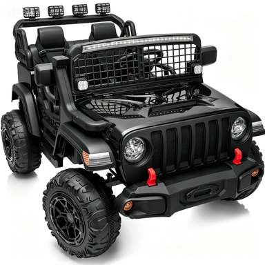 🚗Best Gift 2-Seater Kids Electric Ride On Off-Road Car with Remote Control & Rear Storage Bin