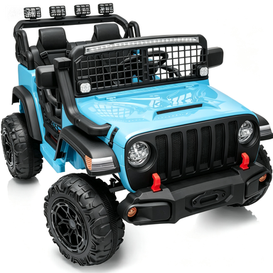 🚗Best Gift 2-Seater Kids Electric Ride On Off-Road Car with Remote Control & Rear Storage Bin