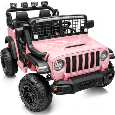 🚗Best Gift 2-Seater Kids Electric Ride On Off-Road Car with Remote Control & Rear Storage Bin