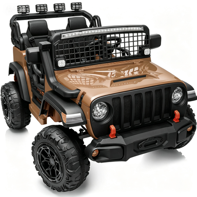 🚗Best Gift 2-Seater Kids Electric Ride On Off-Road Car with Remote Control & Rear Storage Bin