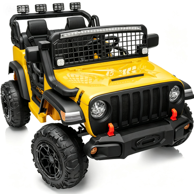 🚗Best Gift 2-Seater Kids Electric Ride On Off-Road Car with Remote Control & Rear Storage Bin