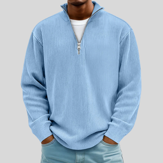 Half-Zip Casual Pullover
