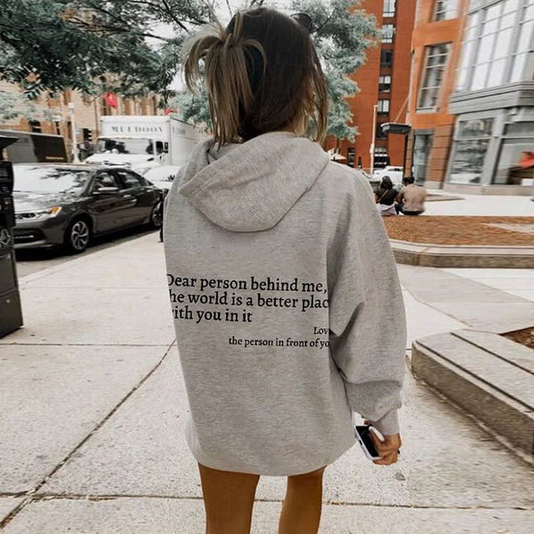 Enough Comfort Message Hoodie