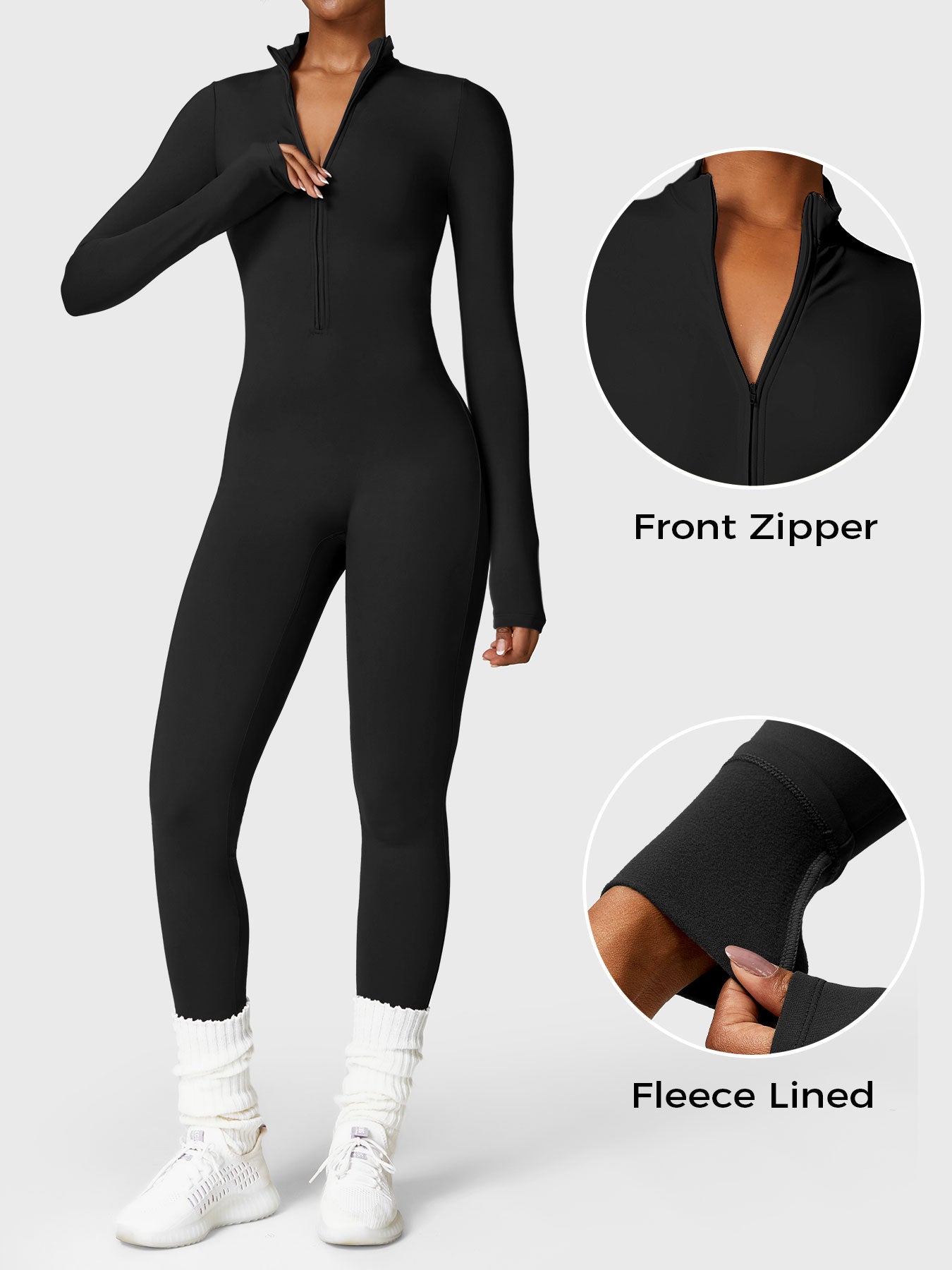 Cozy Women's Fleece Jumpsuit